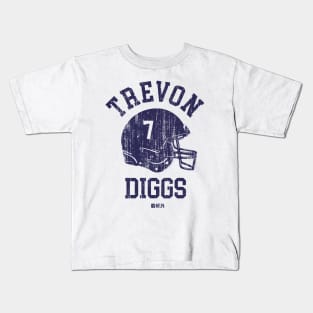 Trevon Diggs Dallas Helmet Font Kids T-Shirt